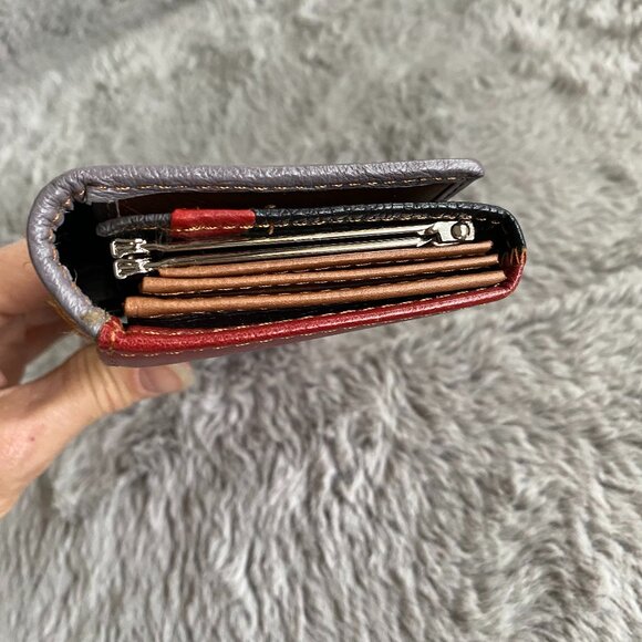 MARKTOMI Leather Patchwork Wallet - Picture 6 of 12